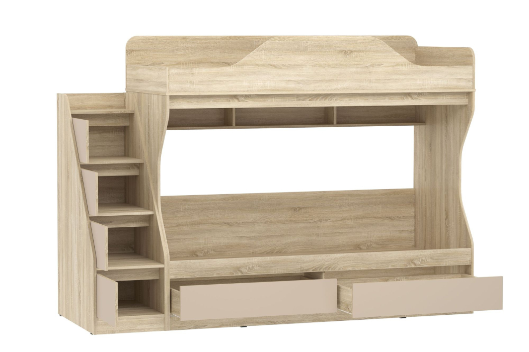 Кровати двухъярусные, Акварель НМ 041.51 Кровать двухъярусная