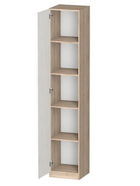Распашной шкаф Лайф с полками 40*40*215 Дуб сонома