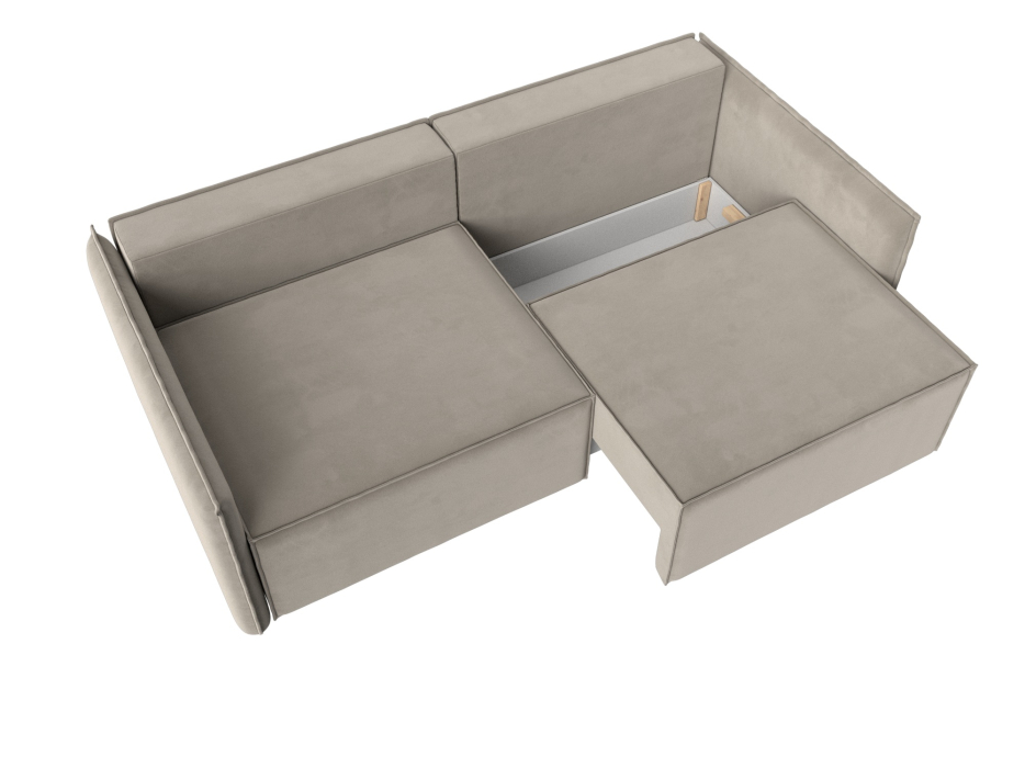 Диваны выкатные, Диван прямой Либерти, микровельвет