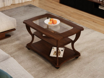 Стол журнальный Маэстро СЖС-02 со стеклом