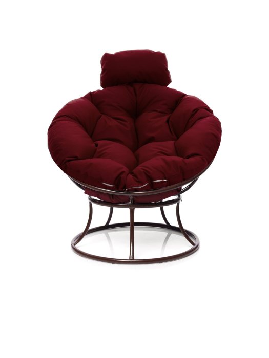 Кресла, Кресло ПАПАСАН мини без ротанга коричневое