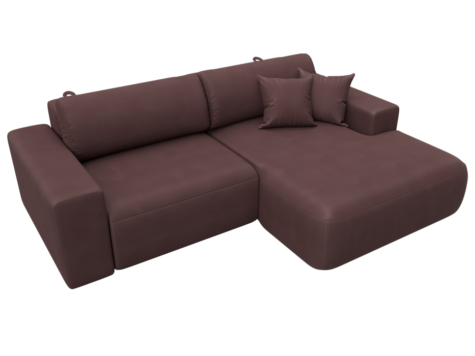 Диваны угловые в гостиную, Диван угловой Лига-036 НПБ Классик правый угол, замша JOLY