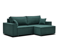 Диваны угловые в гостиную, Диван угловой Фабио, велюр