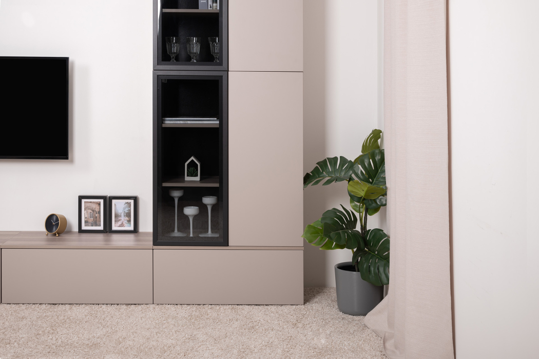 Настенные полки, Шкаф-витрина навесной Роквуд 16.322.02