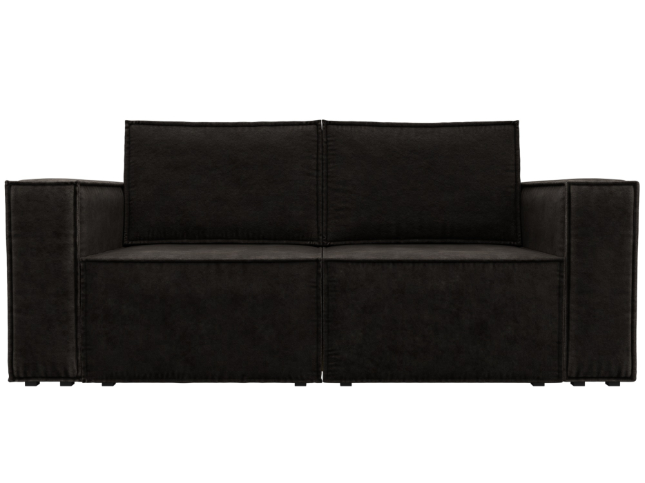 Диваны кровати со спальным местом, Диван прямой Куба мини, велюр BRUT