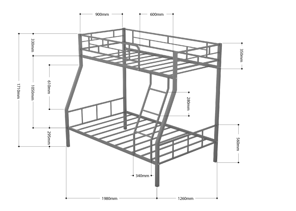 Для подростков, Двухъярусная кровать Раута