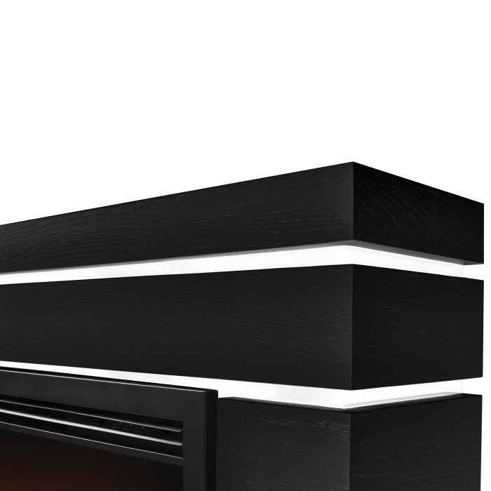 Камины и порталы, Портал Moderno 25 шпон белый дуб