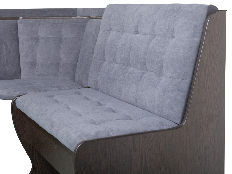 Кухонные уголки, Кухонный уголок Стиль 1Л (со столом СТ-2У) Дуб венге / велюр