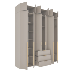 Шкаф Фиеста Л с антресолью