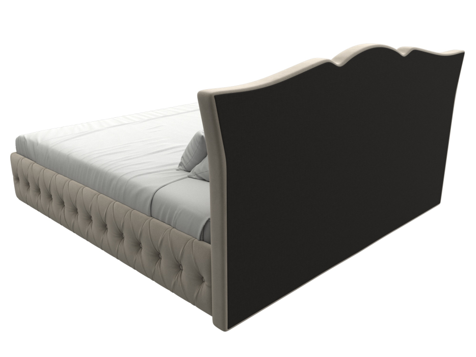 Мягкая кровать, Кровать интерьерная Герда 200, микровельвет