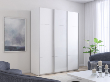 Шкаф-купе Широкий Прайм 3-х дверный ДСП/Доводчики 240х57х230