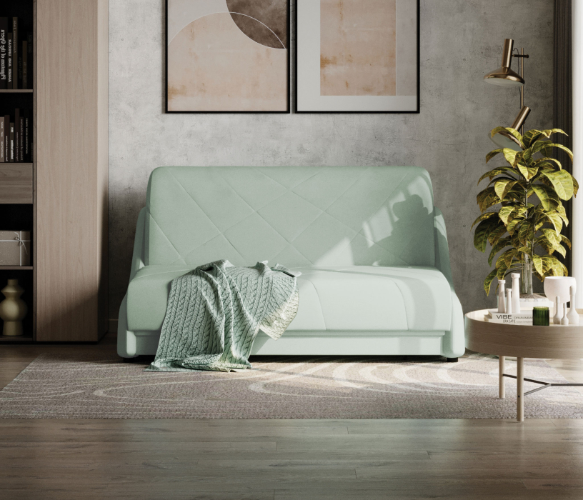 Диваны кровати со спальным местом, Диван-кровать Мигель-1,4, велюр