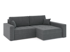 Диваны угловые в гостиную, Диван-кровать угловой Брест 2 секции еврокнижка, рогожка
