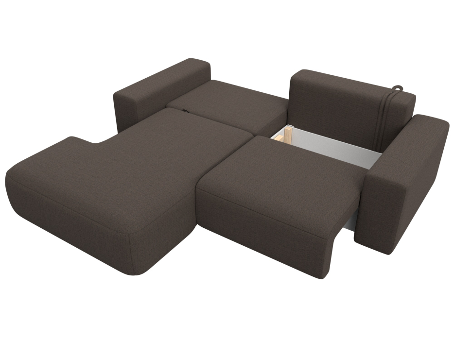 Диваны угловые в гостиную, Диван угловой Лига-036 НПБ Классик левый угол, рогожка Амур