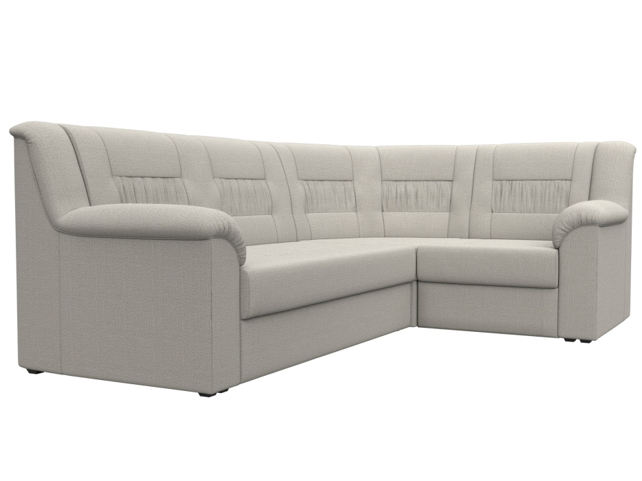 Диваны угловые в гостиную, Диван угловой Карелия правый угол, рогожка Амур