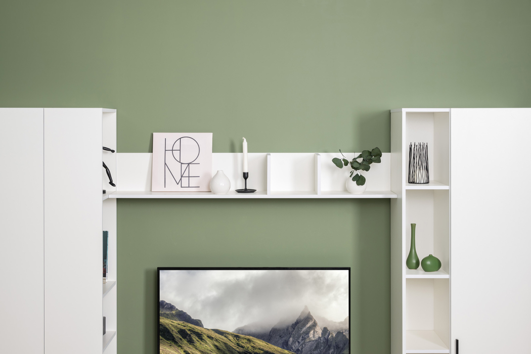 Настенные полки, Полка навесная открытая Эйр 16.490