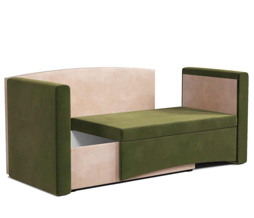 Диваны прямые кухонные, Кушетка Чарли велюр