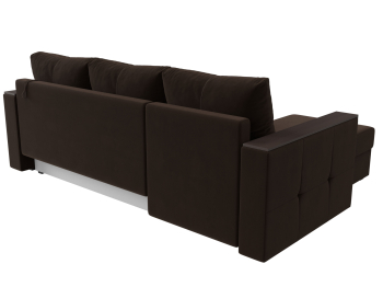 Угловой диван Валенсия Лайт левый угол, микровельвет