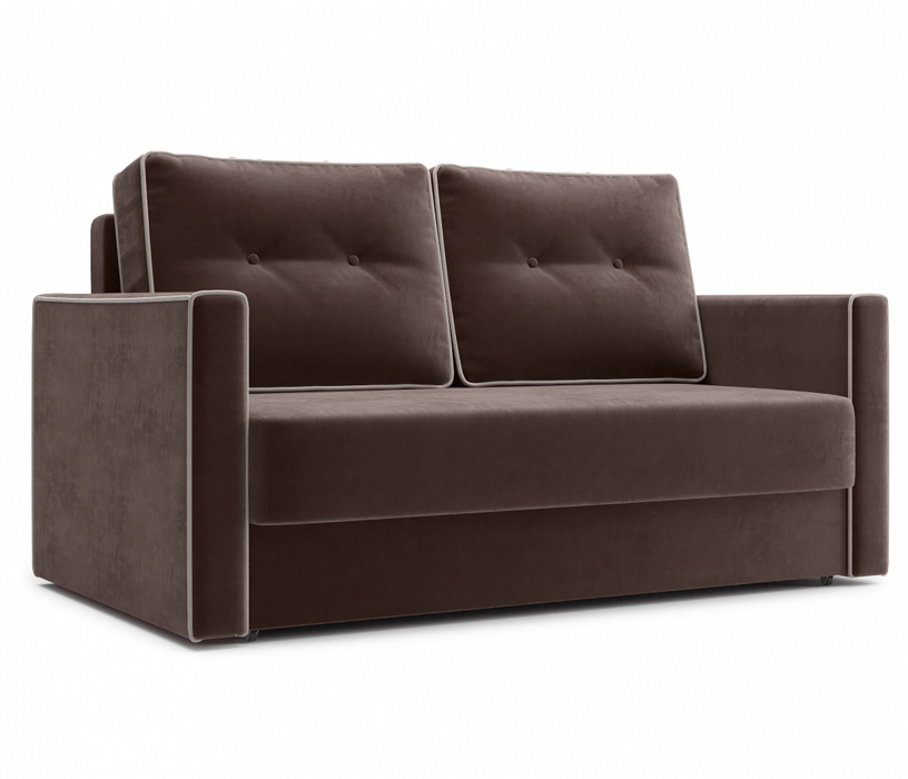 Диваны кровати со спальным местом, Диван прямой Атлантикс 2х-местный, Велюр