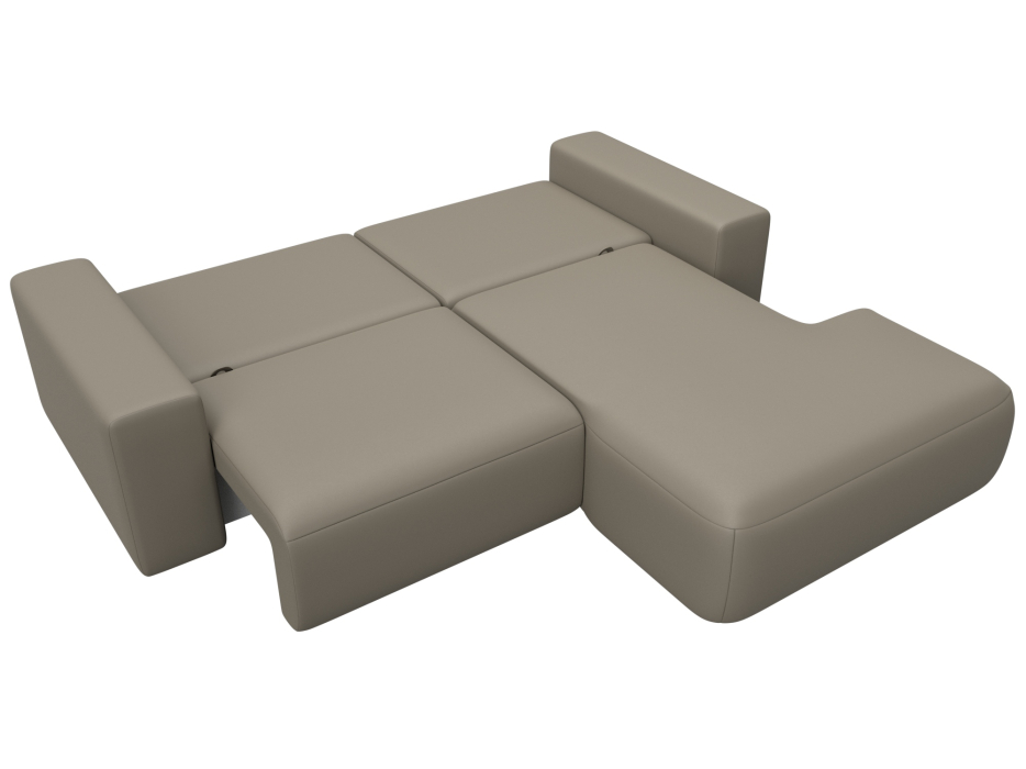 Диваны угловые в гостиную, Диван угловой Лига-036 НПБ Классик правый угол, экокожа GRIFON