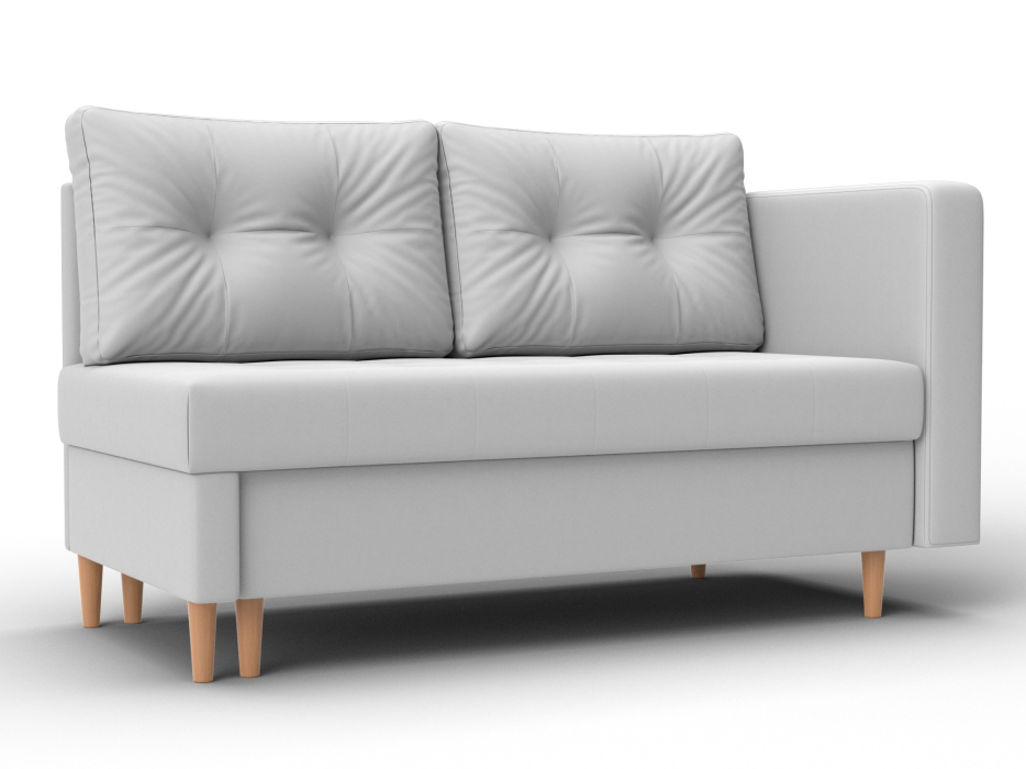 Маленькие спальные диваны, Кушетка Лига-098, экокожа 