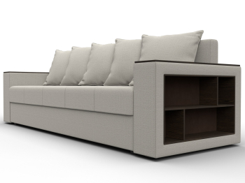 Диван прямой Дубай Лайт, рогожка Амур