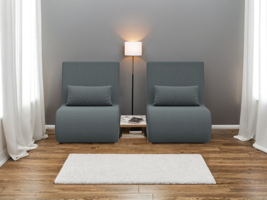 Кресло для отдыха, Кресло Волна (2 шт.), рогожка Амур