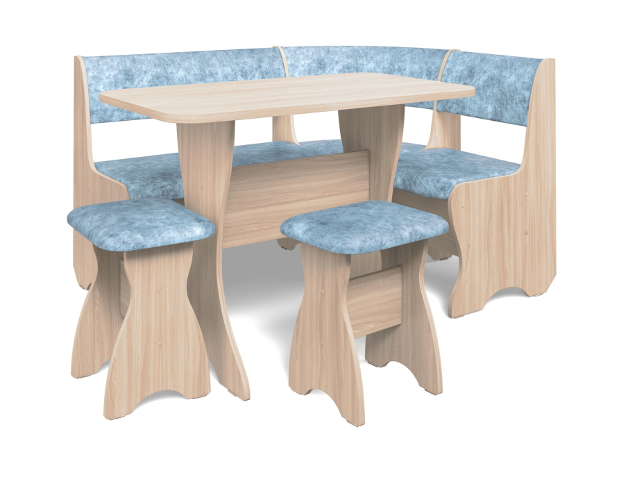 Кухонные уголки, Кухонный уголок Тюльпан Велюр №4