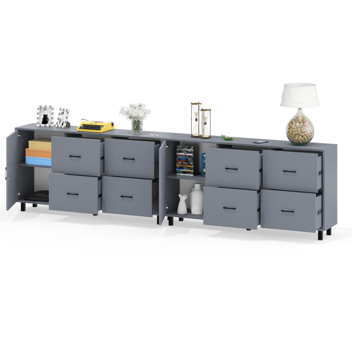 ТВ-тумбы, Два больших комода РВК 125-1704 ящики и дверка