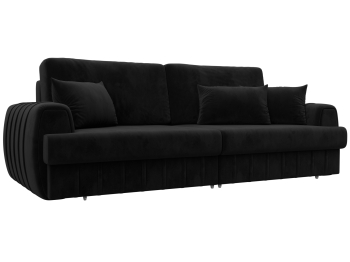 Диван прямой Лига-057 НПБ, велюр SEVEN