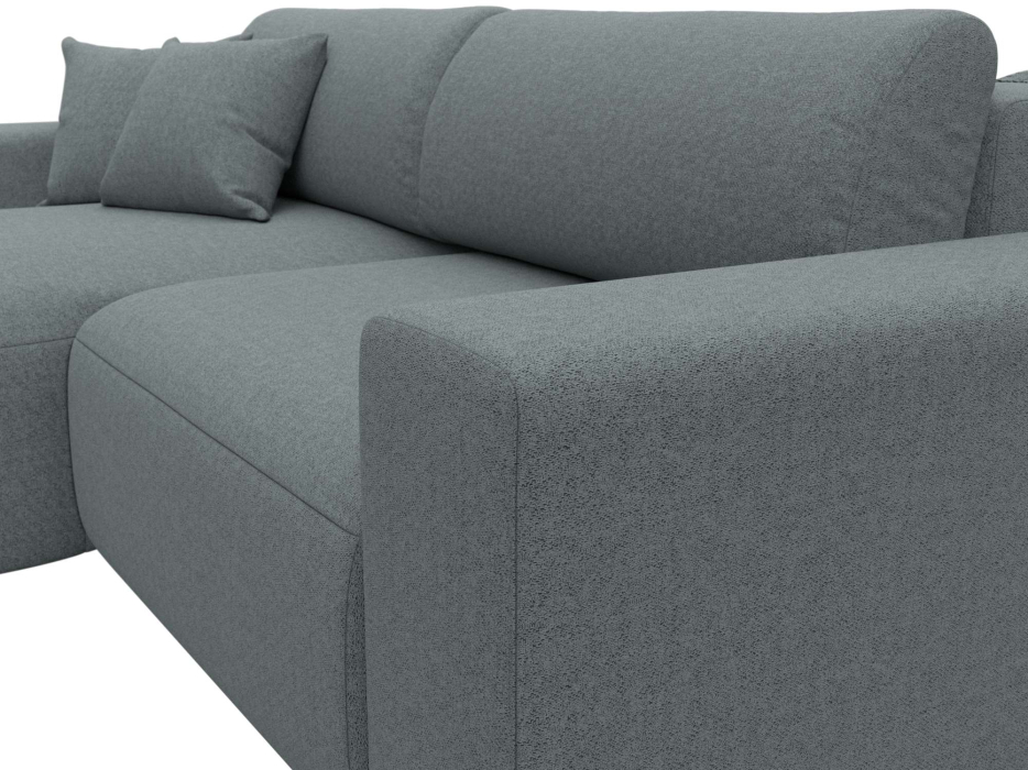 Диваны угловые в гостиную, Диван угловой Лига-036 НПБ Классик левый угол, рогожка Амур