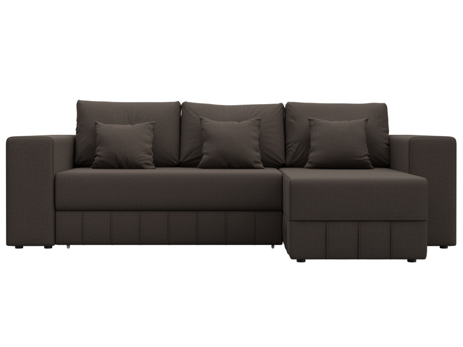 Диваны угловые в гостиную, Диван угловой Лига-076 угол универсальный, рогожка Амур