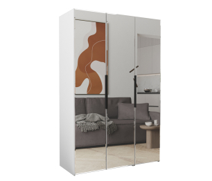 Шкаф 3-х дверный с зеркалом и ящиками Оскар (компл.7)