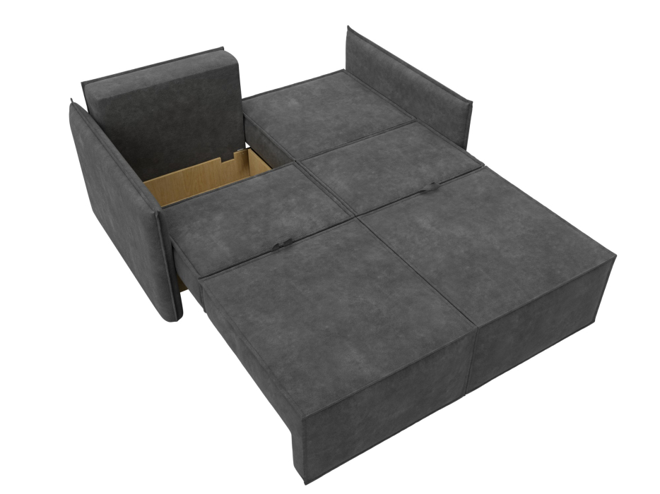 Диваны кровати со спальным местом, Диван прямой Либерти мини, велюр BRUT