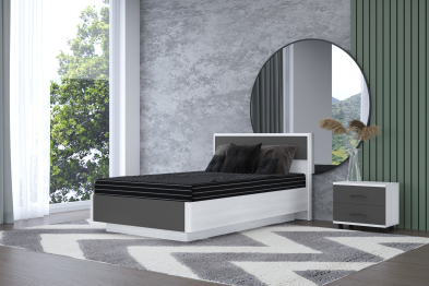 Модульная система Грейс Кровать КР-4001  Снежный Ясень