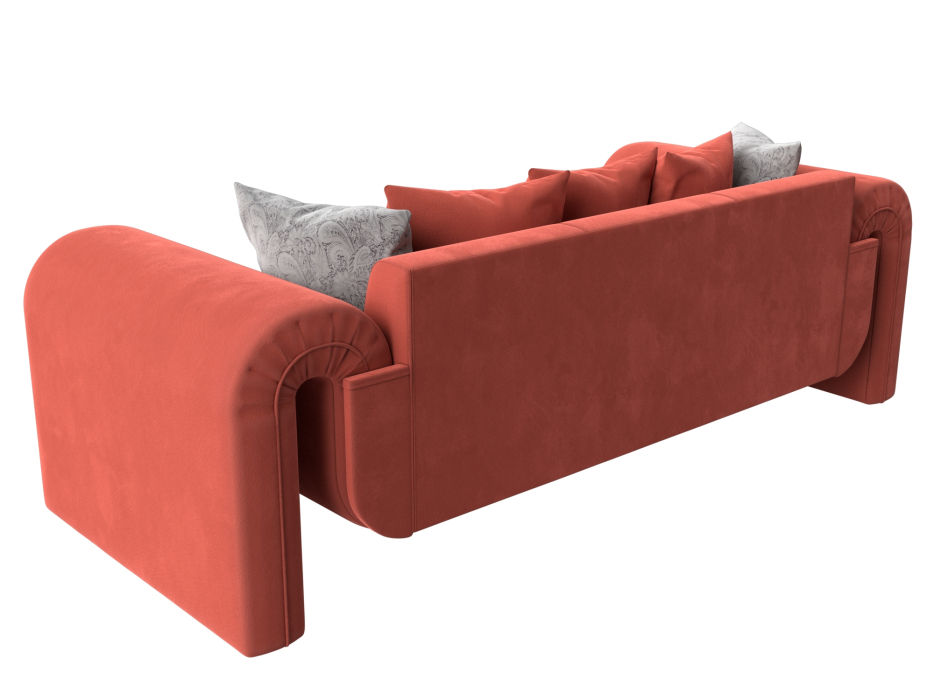 Диваны прямые кухонные, Диван прямой Волна, микровельвет