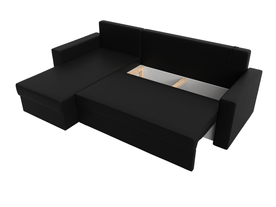 Диваны угловые в гостиную, Угловой диван Траумберг Лайт левый угол, экокожа