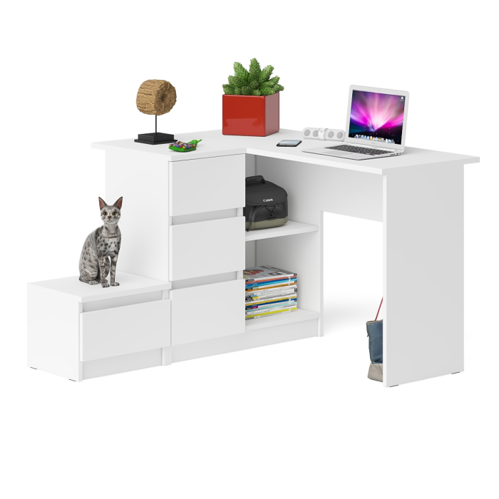 Угловые, Компьютерный стол угловой Мори МС-16 левый и тумбочка на 400