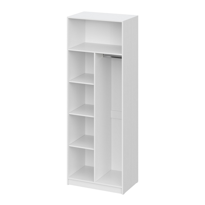 Шкафы двухстворчатые, Шкаф распашной Берген ШК-800, белое дерево