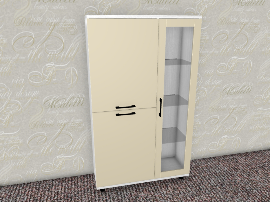 Шкафы распашные, Модульная система Грейс Шкаф ШК-5082  Снежный Ясень