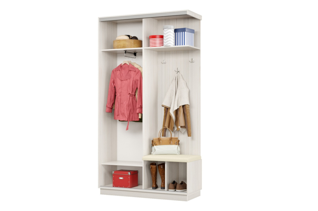 Прихожие, Прихожая Премьер 03 Лайт Мини 05 Правая Мягкая