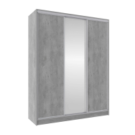 Шкафы-купе, Шкаф-купе 3-дв  Домашний 1800 зеркало/лдсп  (в2295*ш1800*г595)