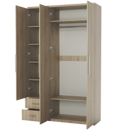 Шкаф трехдверный Мелодия МКЯ-32/1 135х60