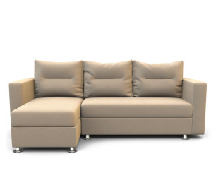 Угловой диван Ария левый, велюр