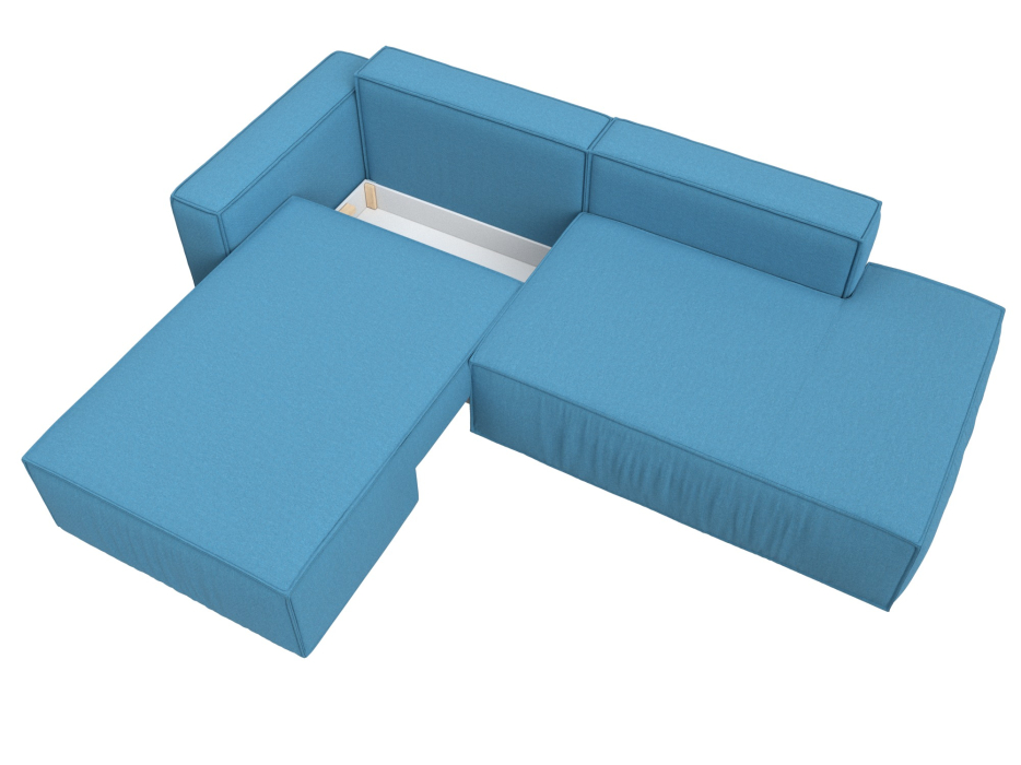 Диваны угловые в гостиную, Диван угловой Прага Модерн левый угол, рогожка Амур