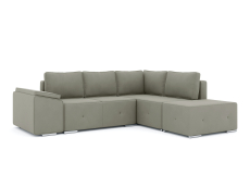 Диваны угловые в гостиную, Диван-кровать угловой Хавьер  ПБ еврокнижка, велюр