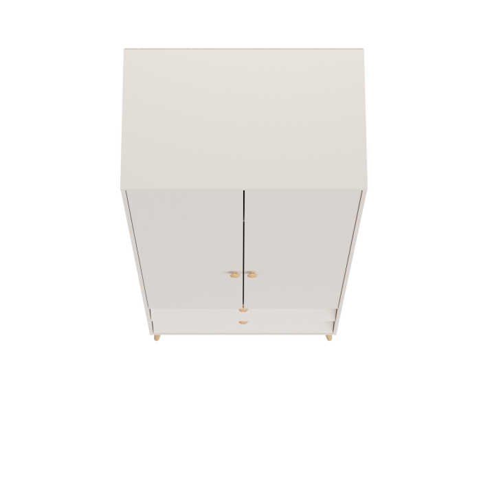 Для одежды, Шкаф 2-х дверный с двумя ящиками Афина 4-75901