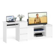 Домашние кабинеты, Стол компьютерный МС-6 с тумбой справа и с тумбой на 1200 Мори