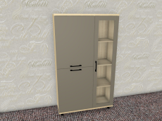 Шкафы распашные, Модульная система Грейс Шкаф ШК-5081  Ясень Асахи