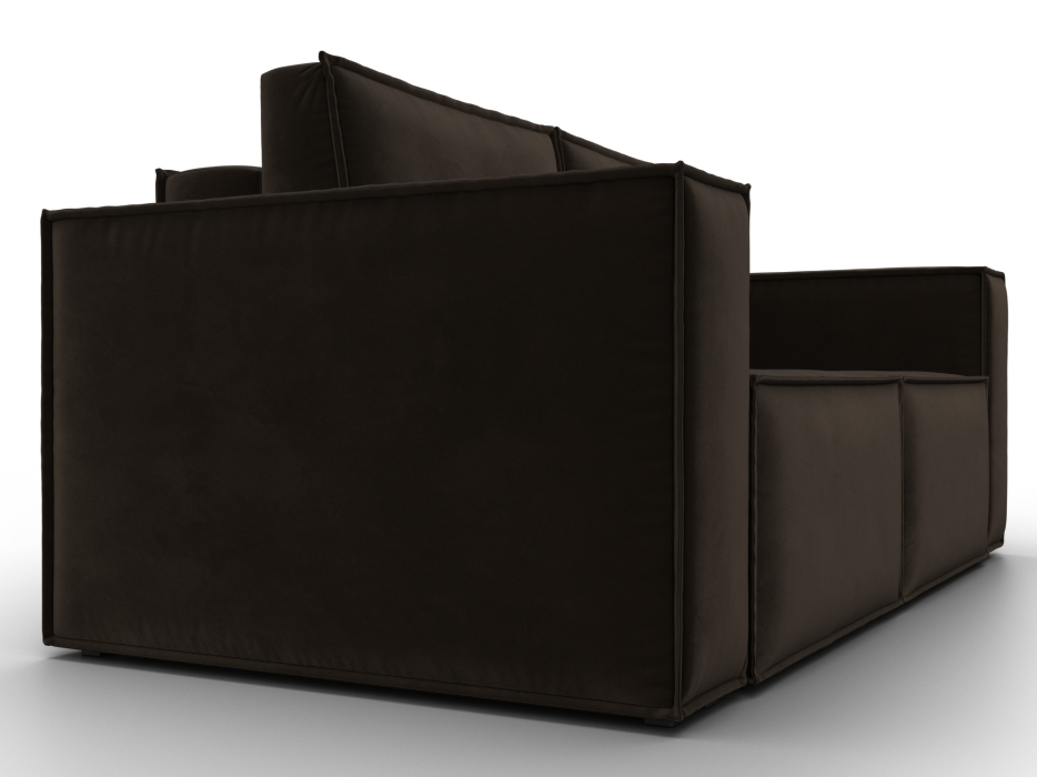 Диваны кровати со спальным местом, Диван прямой Куба мини, микровельвет